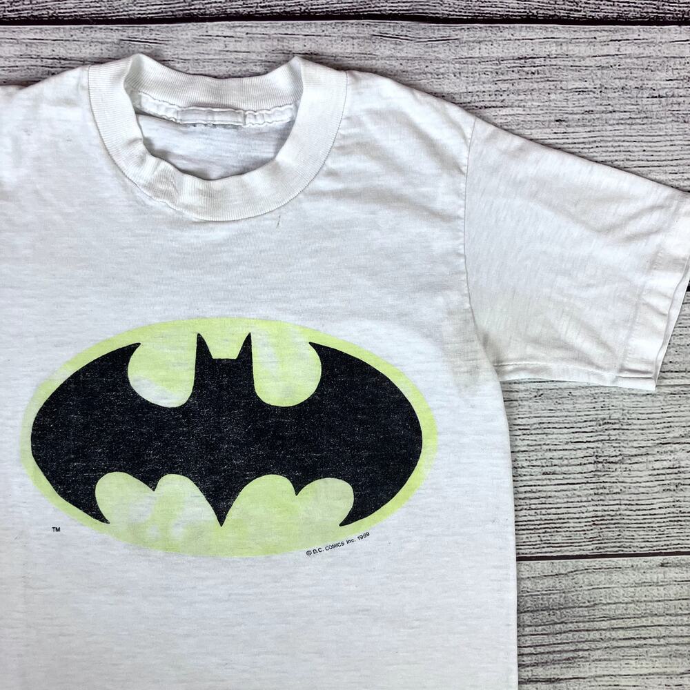 Vintage 1988 Batman Big Logo Single Stitch T-shirt